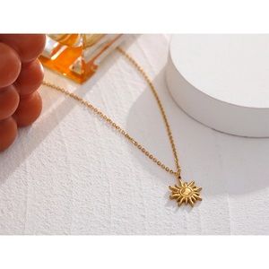 Zara Mini Sun Symbol Necklace